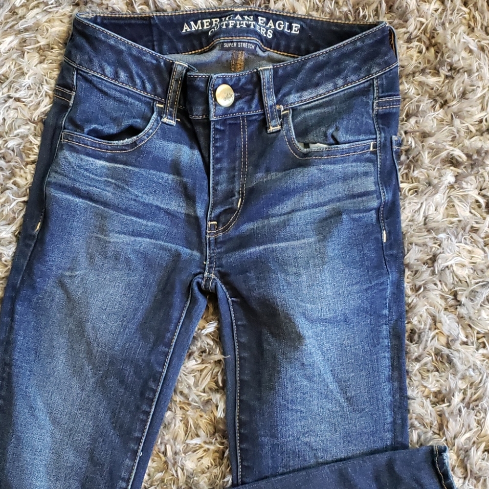 SALE⚡️AMERICAN EAGLE SUPER STRETCH JEGGINGS SZ 00 - Picture 3 of 9